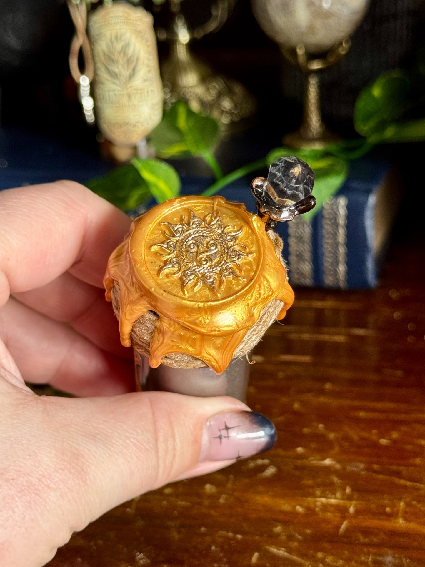 Mini Floo Powder | Magical Display Spell Bottle | Witchy & Wizard Decor | Fantasy Harry Potter Collectible