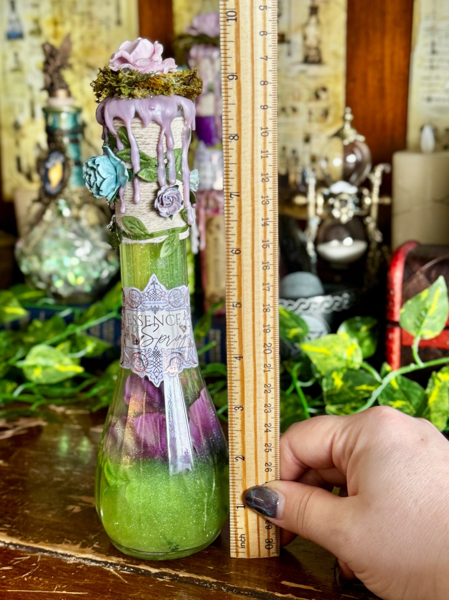 Essence of Winter | Seasonal Potion Bottle | Snowy Display Potion | Winter Decor