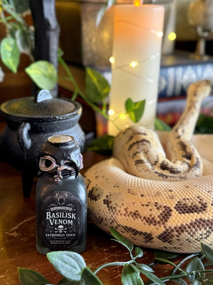 Basilisk Venom Mini Color Shifting Display Potion | Snake Fidget Bottle | Apothecary Decor
