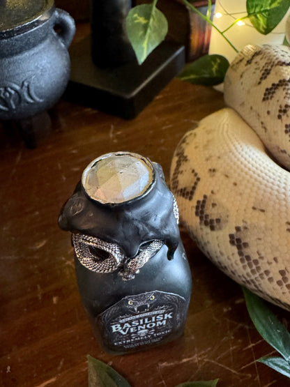 Basilisk Venom Mini Color Shifting Display Potion | Snake Fidget Bottle | Apothecary Decor