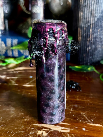 Black Widow Eggs Mini Dark Display Potion | Gothic Decor | Creepy Curio | Spider Witch Aesthetic