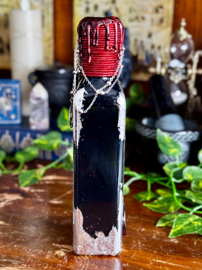 Goddess Decor | The Shadows of Lilith Potion | Devotional Witch Altar Deity Display Bottle
