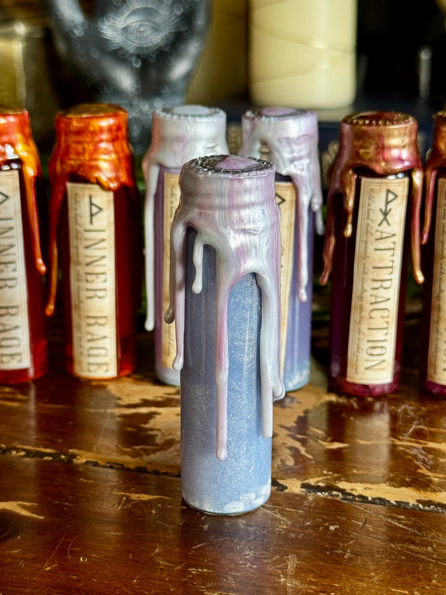 Pocket Spell Slumber Potion | Howlite Crystal | Witchcraft Altar Decor | Sleep Ritual Jar