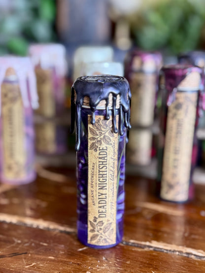 Poison Garden | Deadly Nightshade Mini Potion | Dark Academia Display Bottle