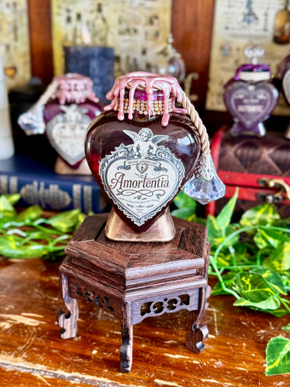 Amortentia Love Potion | Decorative Swirling Decor Heart Bottle | Wizarding World Prop