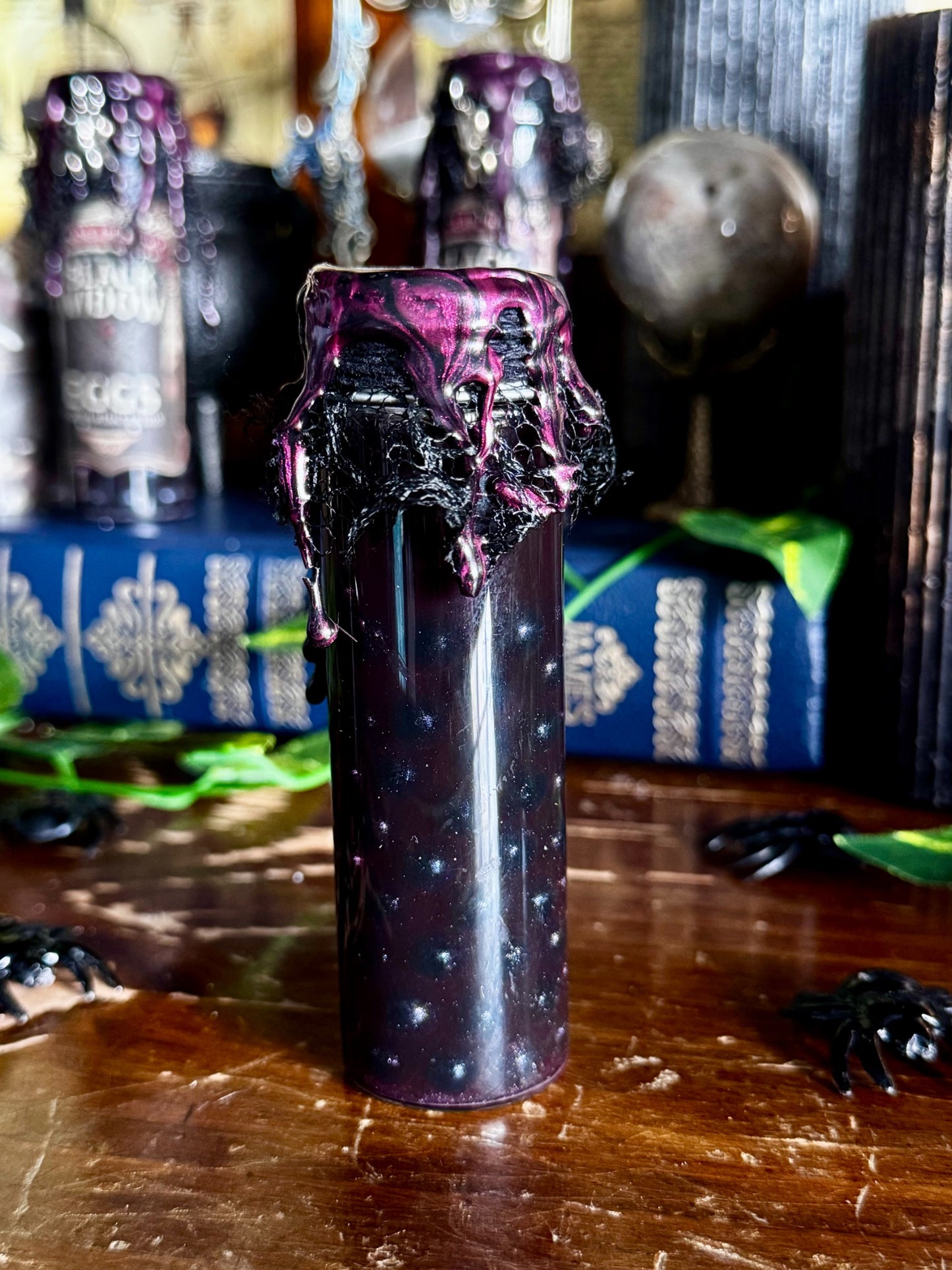 Black Widow Eggs Mini Dark Display Potion | Gothic Decor | Creepy Curio | Spider Witch Aesthetic
