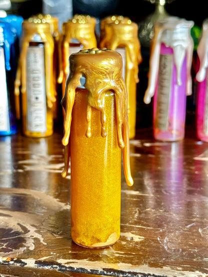 Pocket Spell Good Luck Potion | Citrine Crystal | Witchcraft Altar | Opportunity Ritual Jar