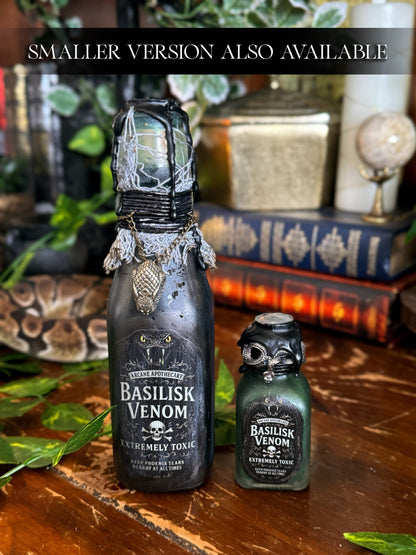 Basilisk Venom Color Change Potion Bottle Decor | Phoenix Tear Antidote | Gothic Snake Vial