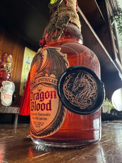 Dragon Blood Display Potion | Fantasy Shelf Decor | Interactive Color Change Elixir Bottle