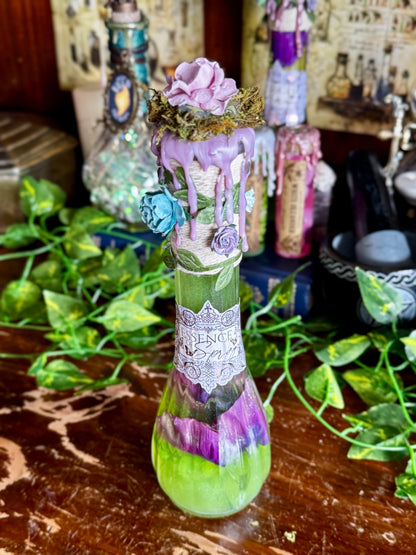 Essence of Spring | Seasonal Potion Bottle | Floral Display Potion | Spring Decor