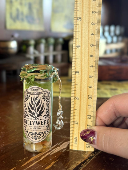 Gillyweed Potion Mini Version | Fidget Bottle | Decorative Fantasy Witchy Collectible