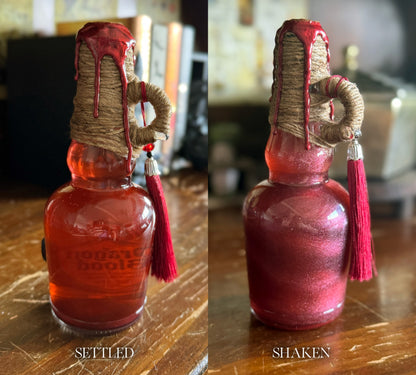 Dragon Blood Display Potion | Fantasy Shelf Decor | Interactive Color Change Elixir Bottle