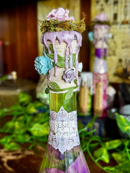 Essence of Spring | Seasonal Potion Bottle | Floral Display Potion | Spring Decor
