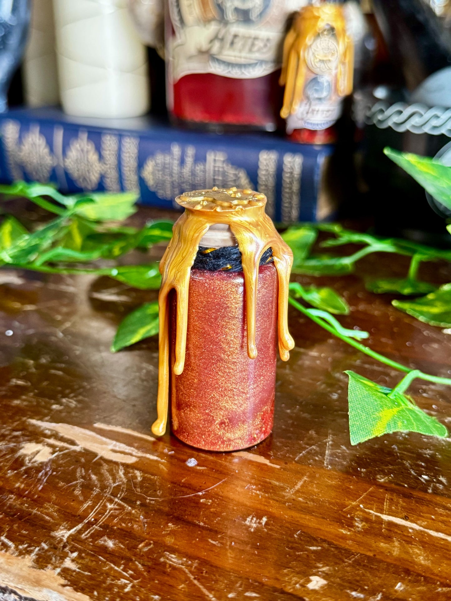 Mini Zodiac Aries Potion Collectible | Astrology Decor | Witchy Display Bottle