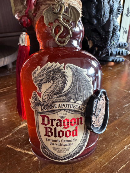 Dragon Blood Display Potion | Fantasy Shelf Decor | Interactive Color Change Elixir Bottle