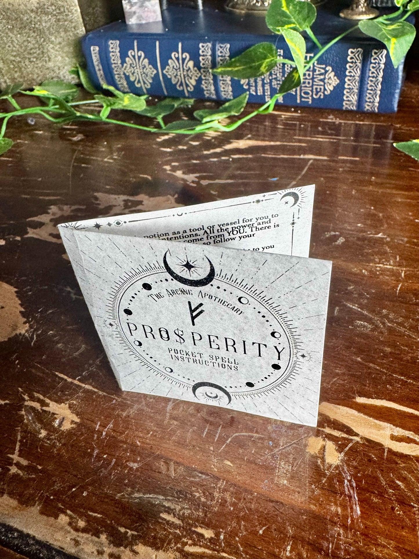 Pocket Spell Prosperity Potion | Green Aventurine Crystal | Witchcraft Altar Decor | Abundance Ritual Jar