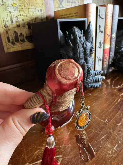 Dragon Blood Display Potion | Fantasy Shelf Decor | Interactive Color Change Elixir Bottle