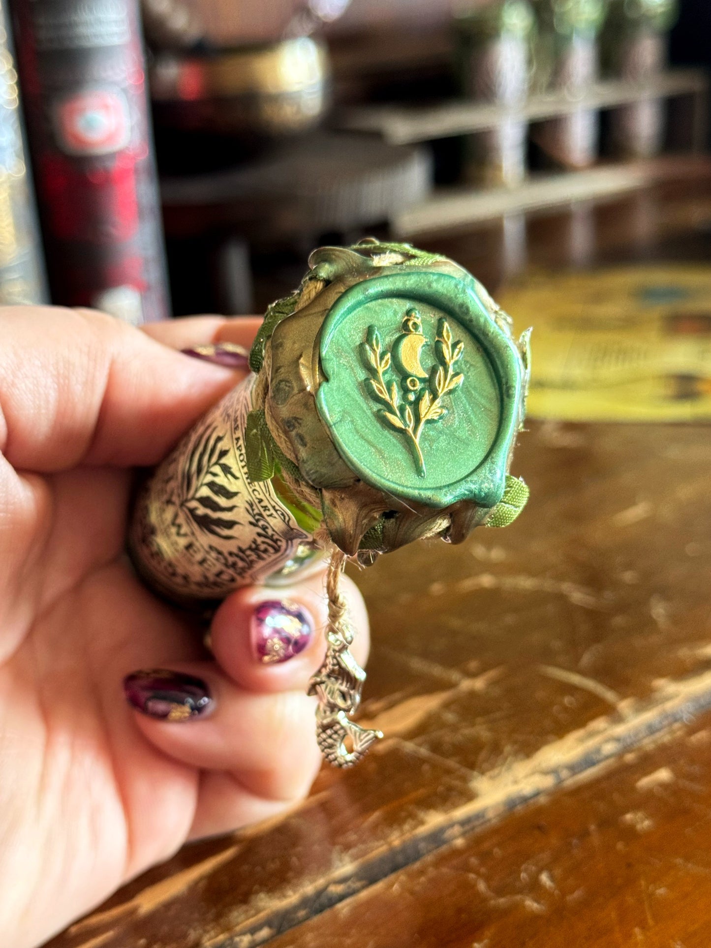 Gillyweed Potion Mini Version | Fidget Bottle | Decorative Fantasy Witchy Collectible