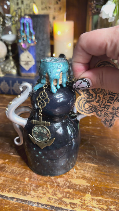 Spawn of the Kraken Potion | Kraken Decor | Pirate Fantasy Art | Ocean Curio | Gothic Handmade Decor