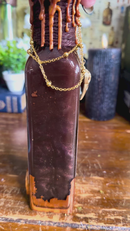 Goddess Decor | The Fury Of The Morrigan Potion | Devotional Witch Altar Deity Display Bottle