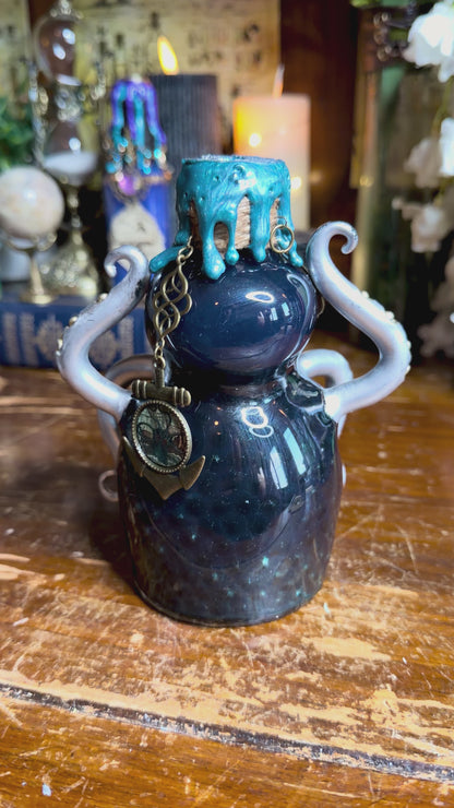 Spawn of the Kraken Potion | Kraken Decor | Pirate Fantasy Art | Ocean Curio | Gothic Handmade Decor