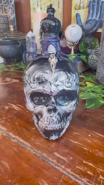 Draught of Living Death | Skull Potion Bottle | Gothic Fantasy Decor | Spooky Display